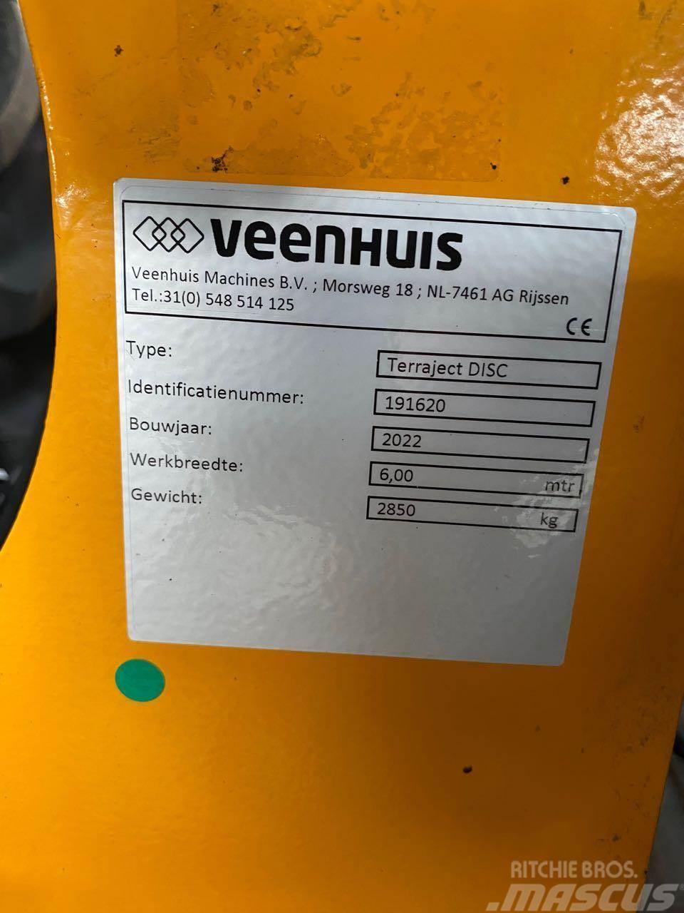 Veenhuis Terraject Disc 6.00 Інші машини для розсіювання добрив