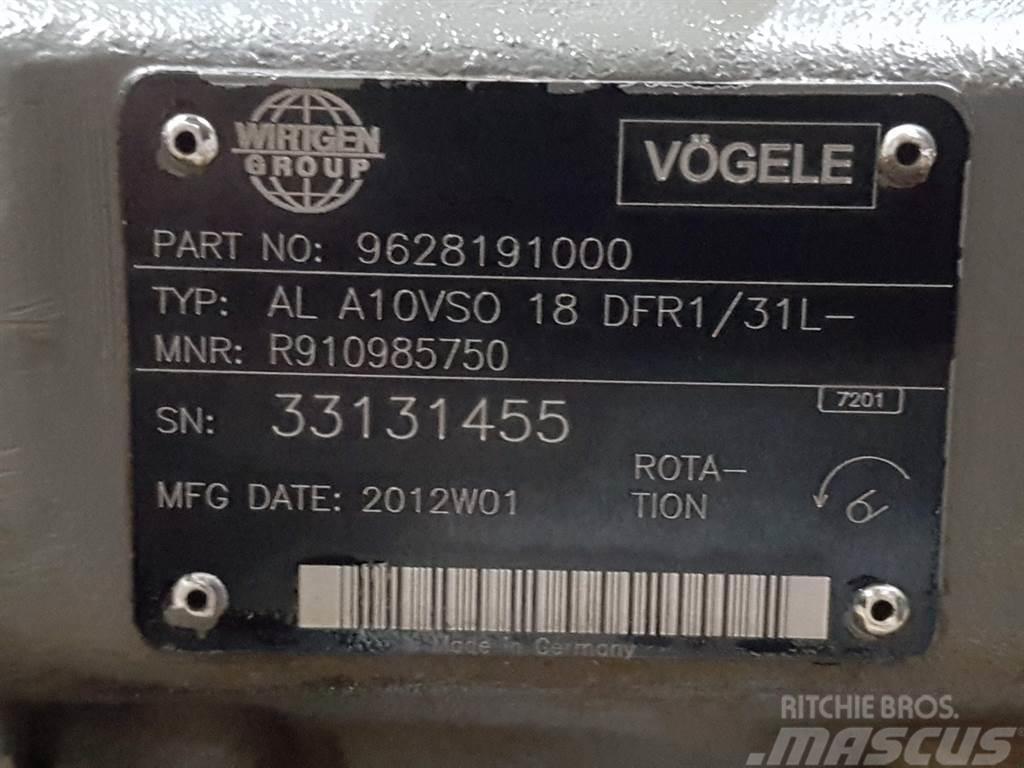 Vögele -Rexroth A10VSO18DFR1/31L-PSC12N-Load sensing pump Гідравліка