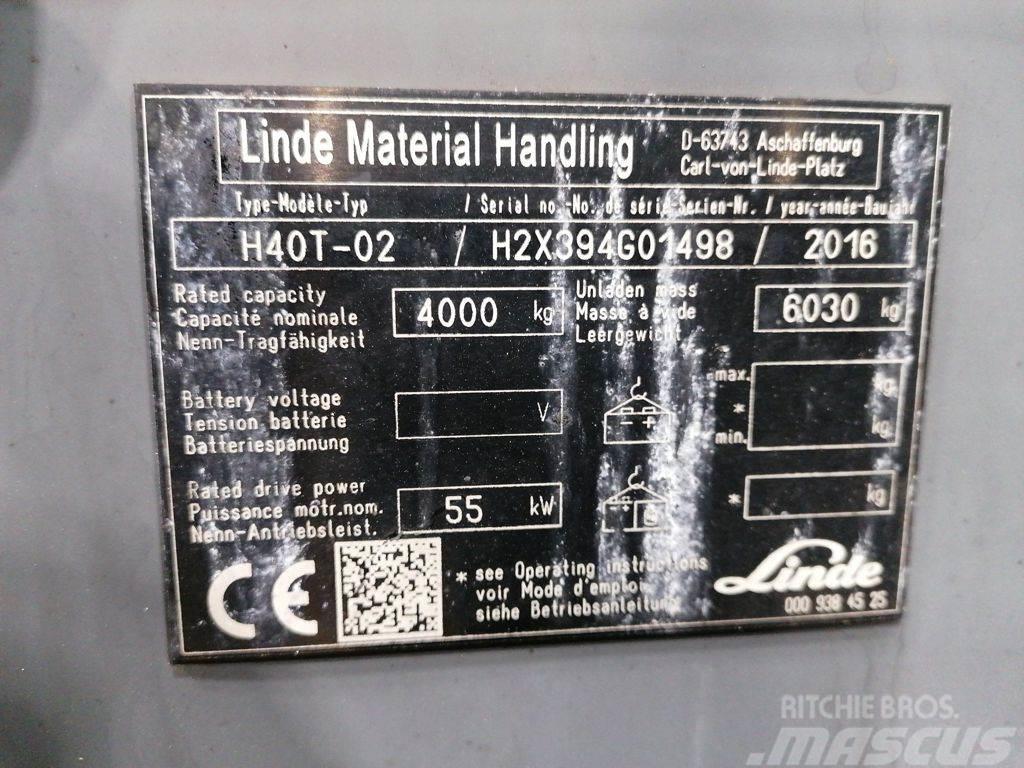 Linde H40T-02 Газові навантажувачі