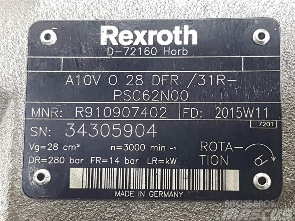 Rexroth A10VO28DFR/31R-R910907402-Load sensing pump Гідравліка