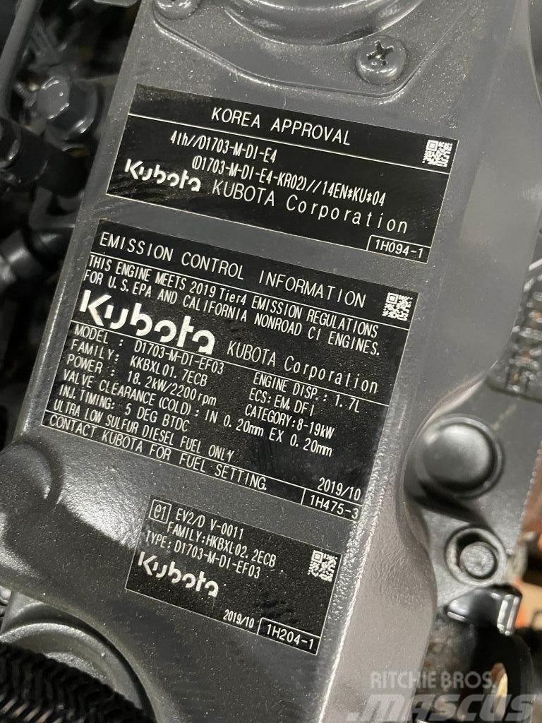 Kubota D1703 Двигуни