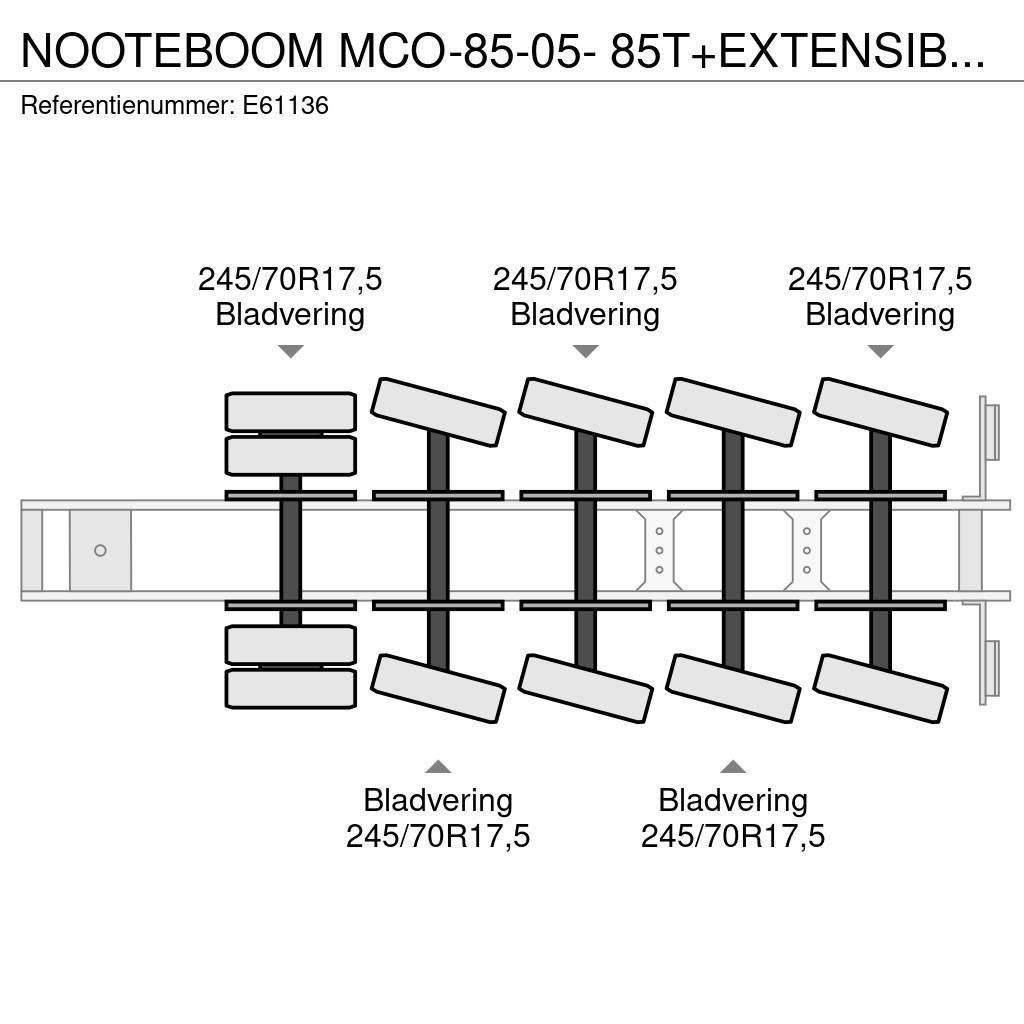 Nooteboom MCO-85-05- 85T+EXTENSIBLE 3M Низькорамні напівпричепи
