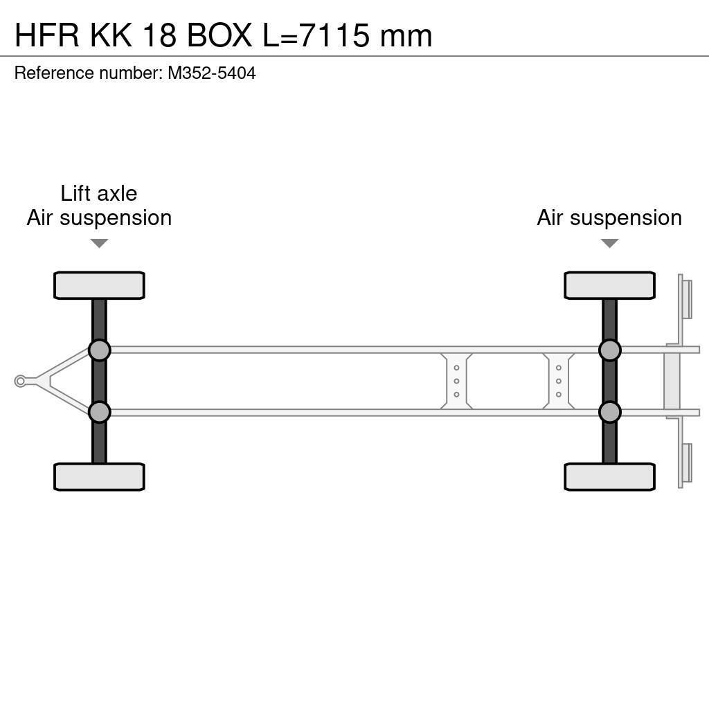 HFR KK 18 BOX L=7115 mm Причепи-рефрижератори