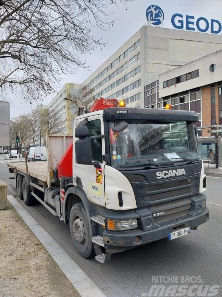Camion porteur Scania P360 10TM Euro 5 Автокрани
