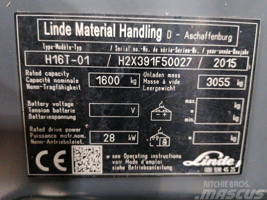 Linde H16T-01 Газові навантажувачі