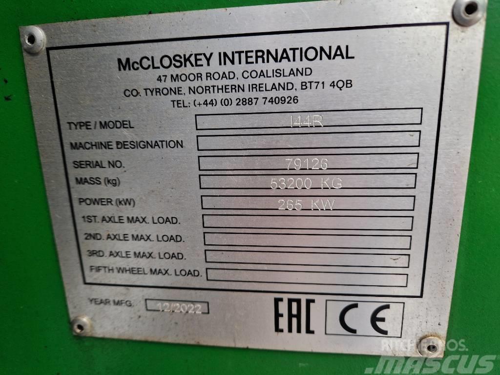 McCloskey I44RV3 Роздрібнювачі