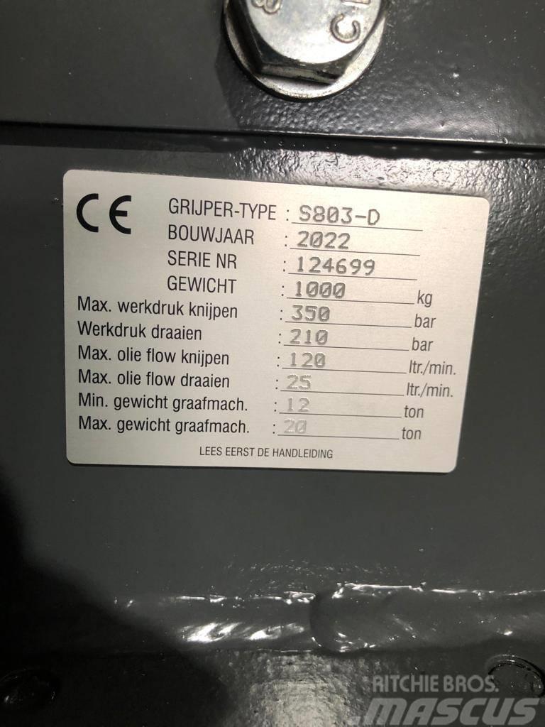 Zijtveld S803-D Sorting Grapple CW40 Грейфери