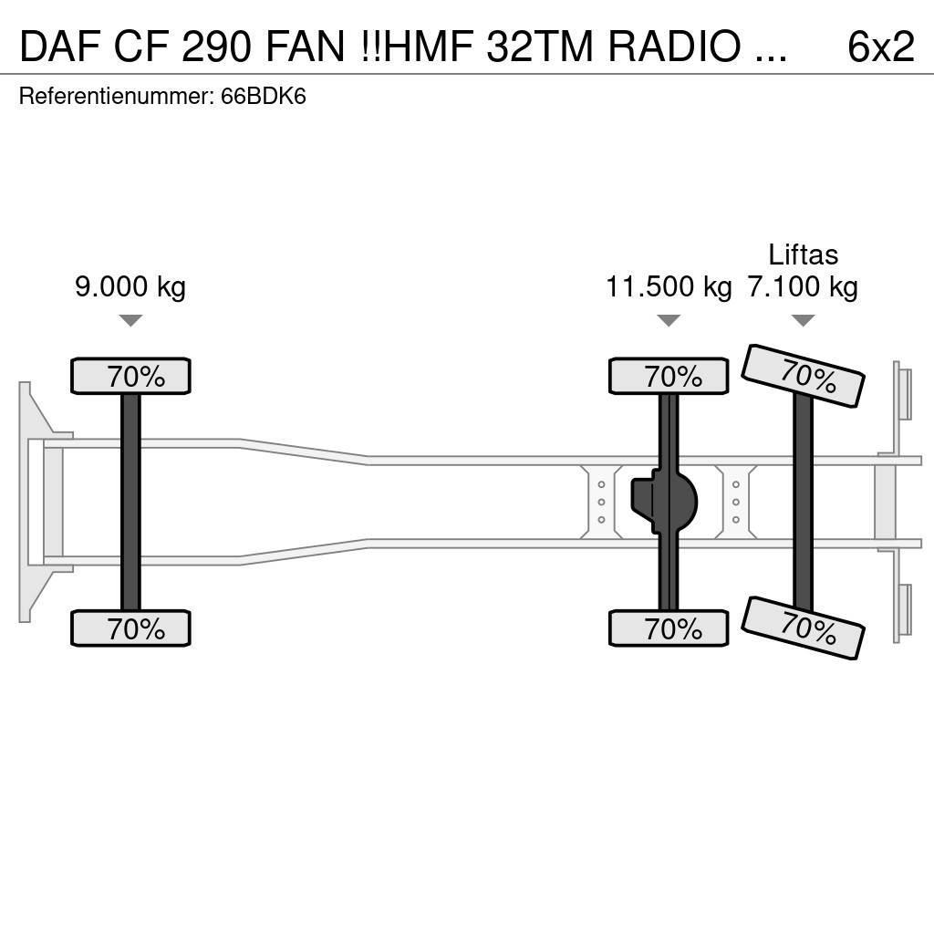DAF CF 290 FAN !!HMF 32TM RADIO REMOTE!! FRONT STAMP!! автокрани
