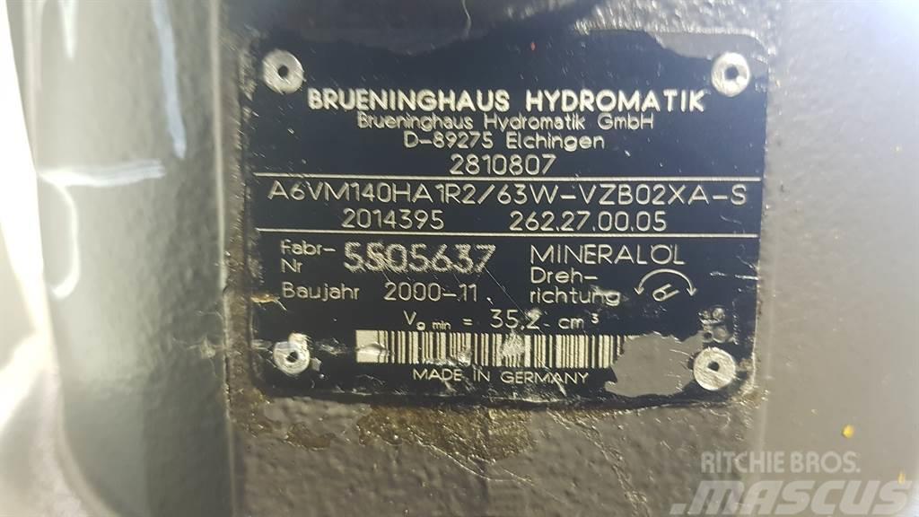 Brueninghaus Hydromatik A6VM140HA1R2/63W -Volvo L40B-Drive motor/Fahrmotor Гідравліка