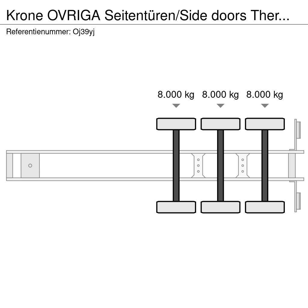 Krone OVRIGA Seitentüren/Side doors Thermo King SL400 Напівпричепи-рефрижератори