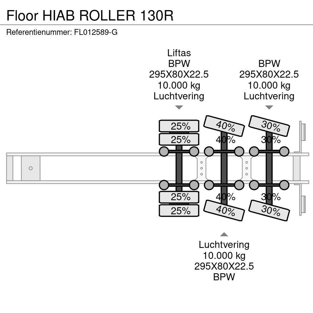 Floor HIAB ROLLER 130R Напівпричепи-платформи/бічне розвантаження