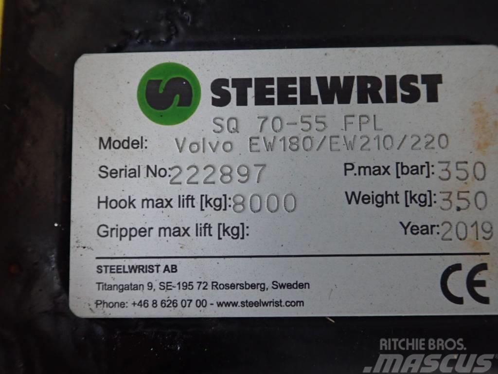 Steelwrist Vollhyd. SW SQ70 FPL passend Volvo EW180 Швидкі з`єднувачі