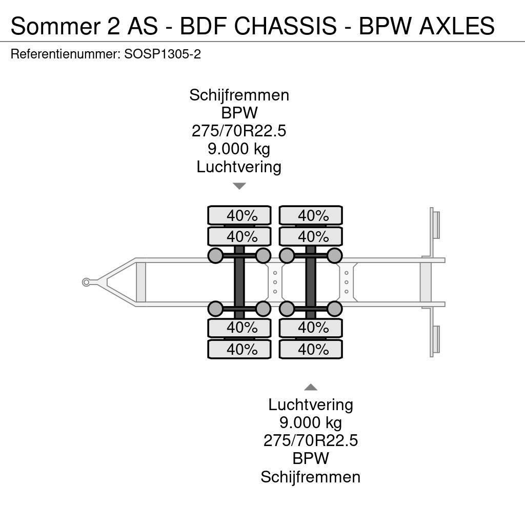 Sommer 2 AS - BDF CHASSIS - BPW AXLES Контейнеровози