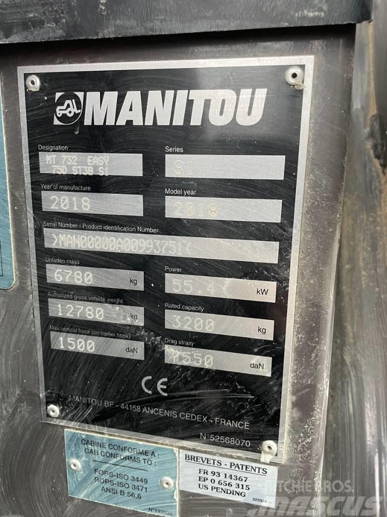 Manitou MT 732 EASY Телескопічні навантажувачі