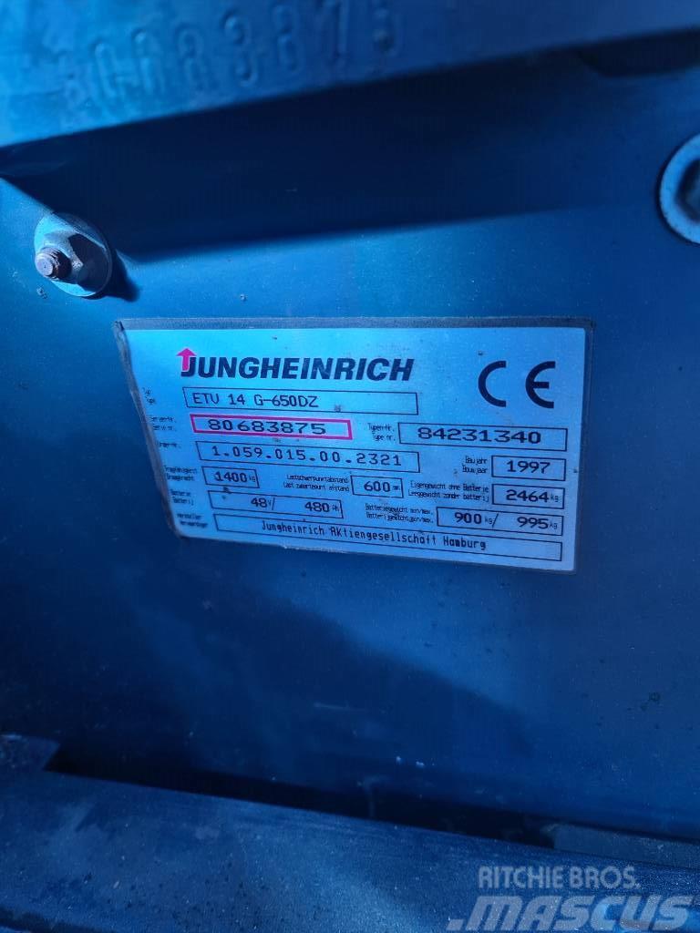Jungheinrich ETV 14 Річ-трак із високим підйомом