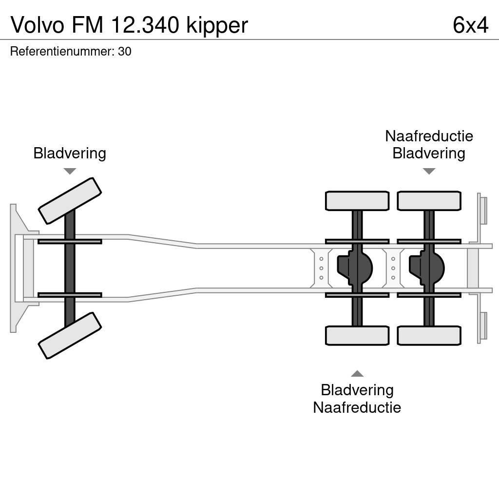 Volvo FM 12.340 kipper автокрани