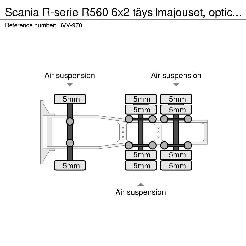 Scania R-serie R560 6x2 täysilmajouset, opticruice Тягачі
