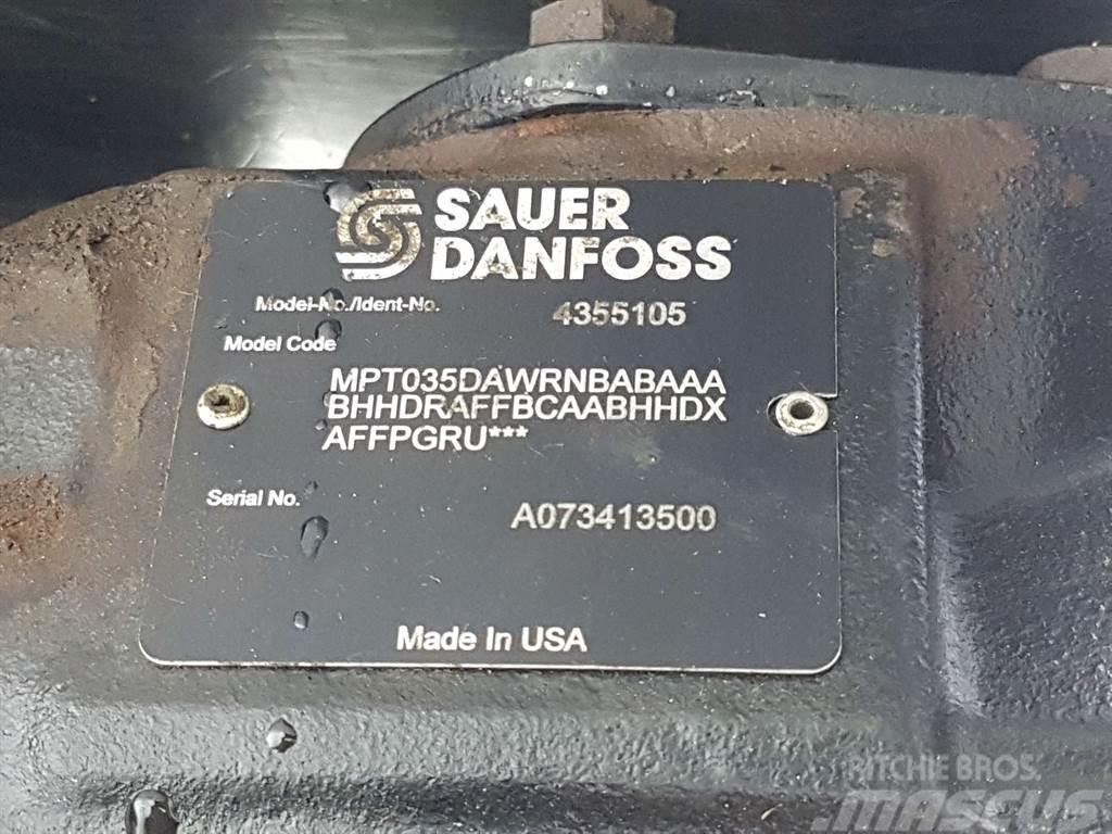 Sauer Danfoss MPT035DAWR-4355105-Load sensing pump Гідравліка