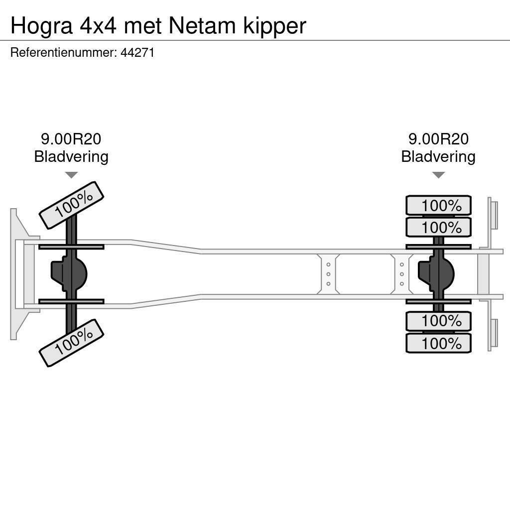  Hogra 4x4 met Netam kipper Самоскиди