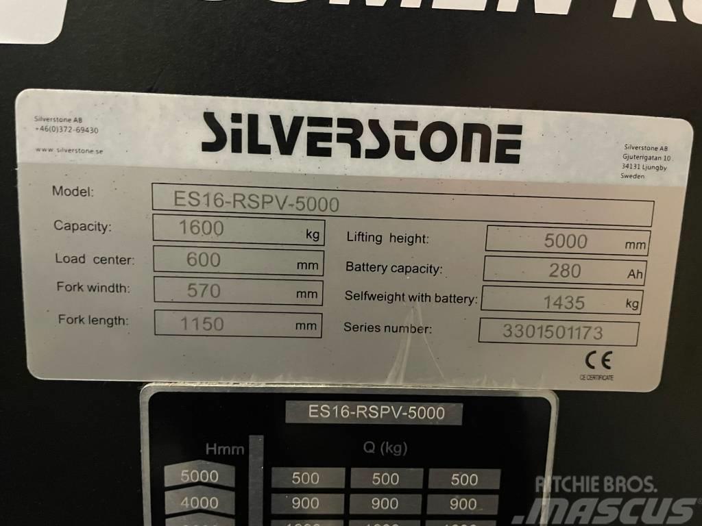 Silverstone ES16-RSPV-5000 TARJOUS! Самохідні електроштабелери