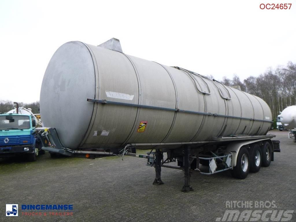 Trailor Heavy oil / bitumen tank steel 31.1 m3 / 1 comp Напівпричепи-автоцистерни