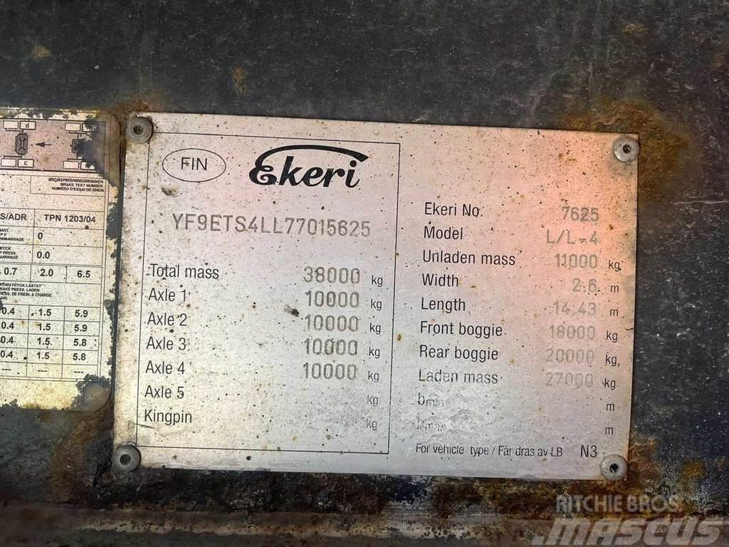 Ekeri L/L-4 TK SL-400 / BOX L=12384 mm Причепи-рефрижератори