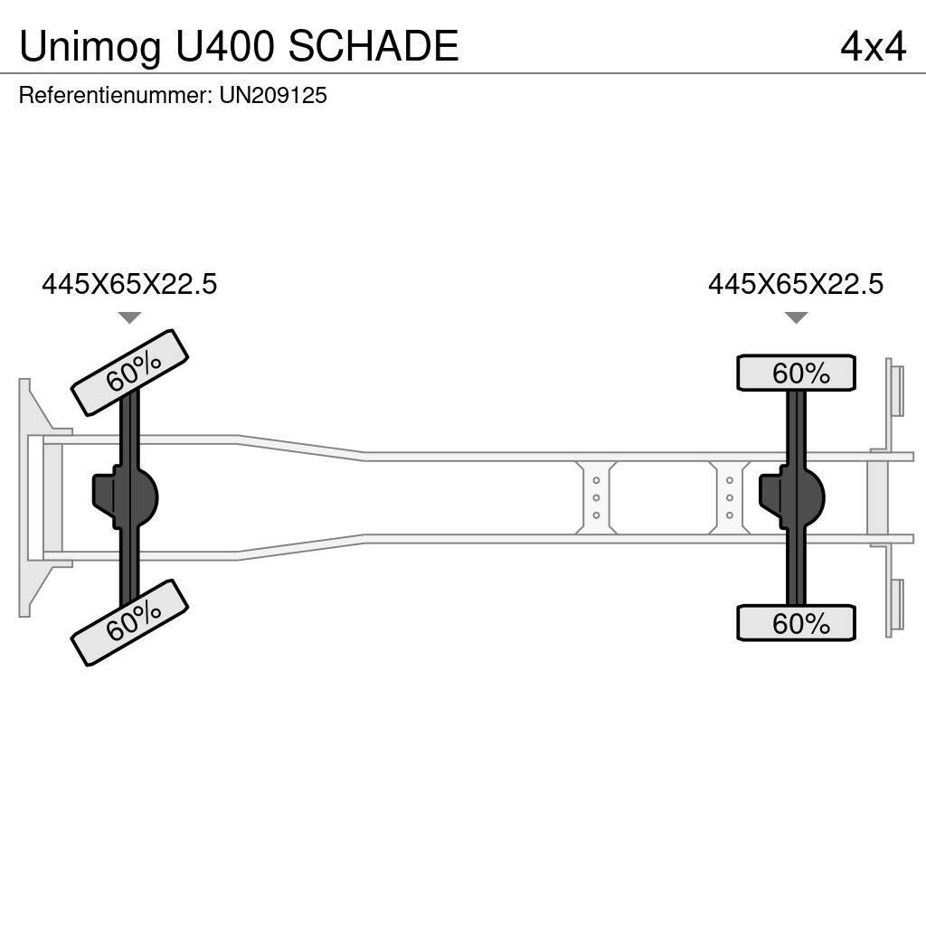 Unimog U400 SCHADE Самоскиди