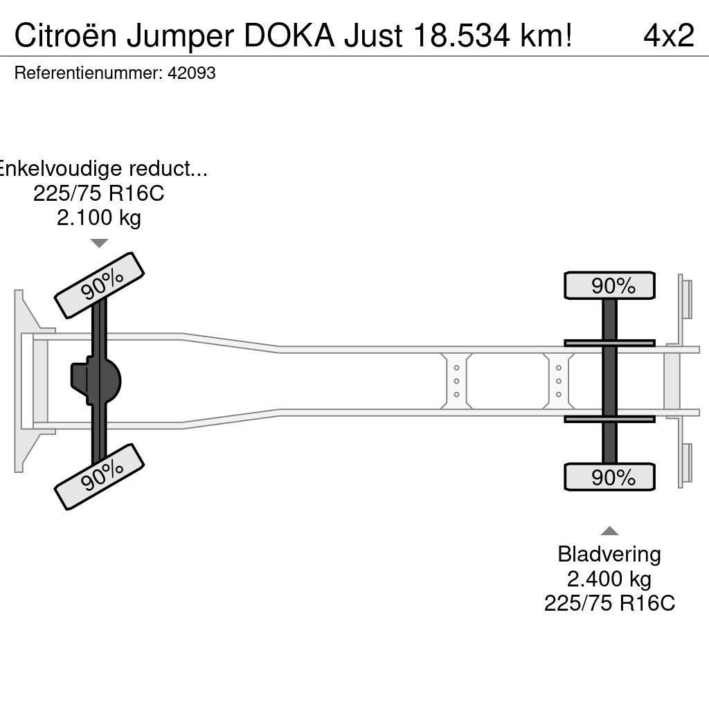 Citroën Jumper DOKA Just 18.534 km! Вантажівки-платформи/бокове розвантаження
