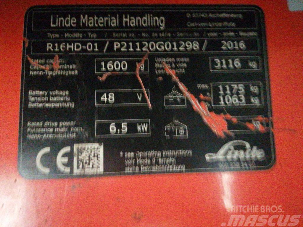Linde R16HD-01 Річ-трак із високим підйомом