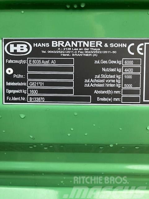 Brantner E 6035 EURO-Line Причепи для тюків