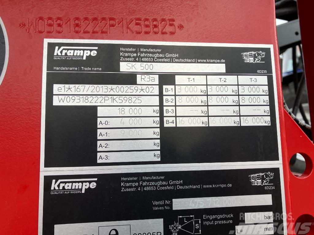 Krampe SK 500 Самосвальні причепи