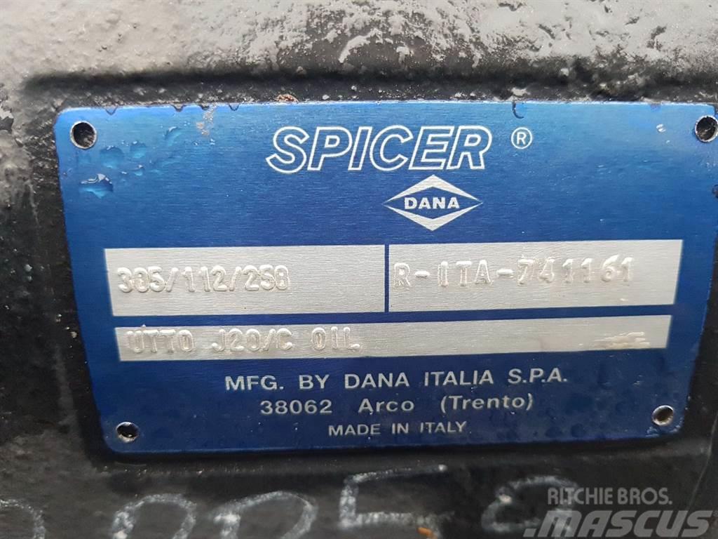 Fantuzzi SF60-EF1200-Spicer Dana 305/112/258-Axle/Achse/As Осі