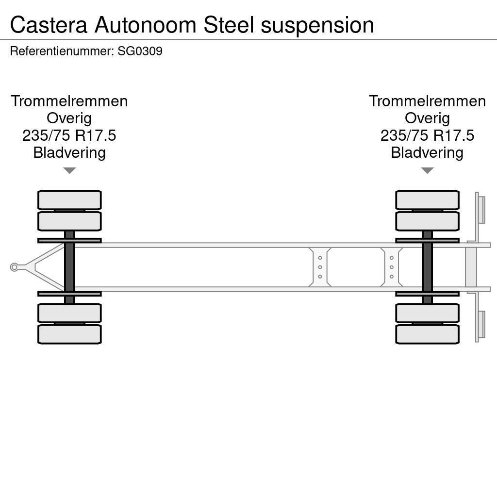 Castera Autonoom Steel suspension Причепи-платформи/бокове розвантаження