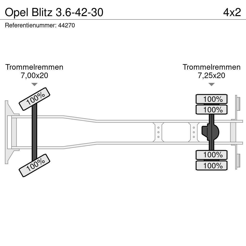 Opel Blitz 3.6-42-30 Вантажівки-платформи/бокове розвантаження