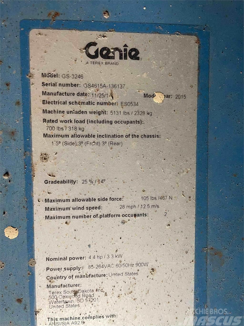 Genie GS-3246 Підйомники-ножиці