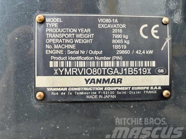 Yanmar Vio80 Середні екскаватори 7т. - 12т.
