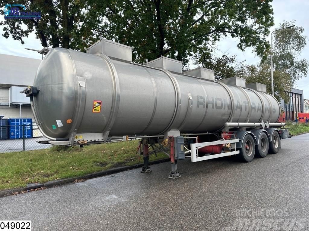 Magyar Chemie 34500 Liter, RVS tank, 1 Compartment Напівпричепи-автоцистерни
