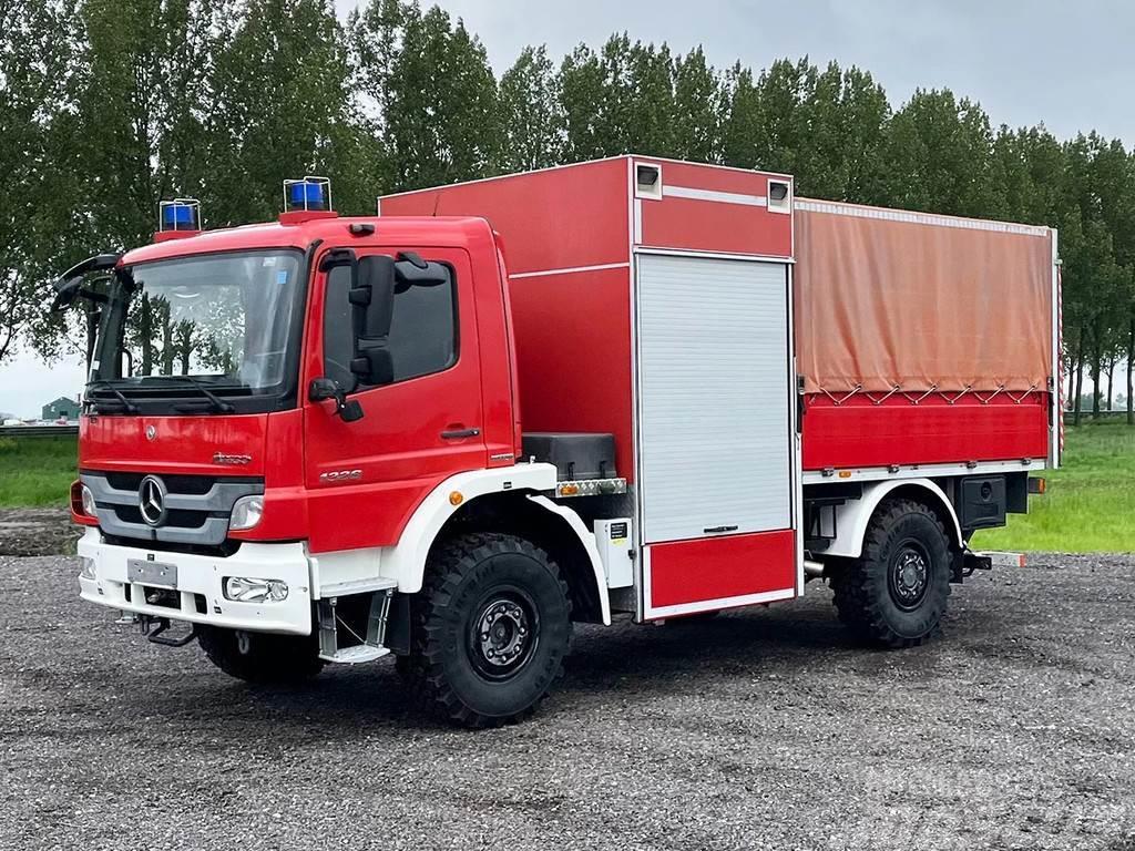 Mercedes-Benz Atego 1326 Tarpaulin / Canvas Box Truck Пожежні машини та устаткування