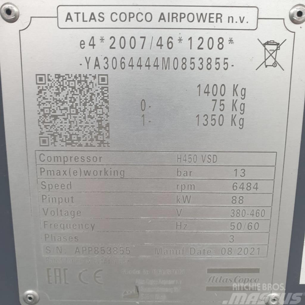 Atlas Copco E-Air H450 VSD Компресори