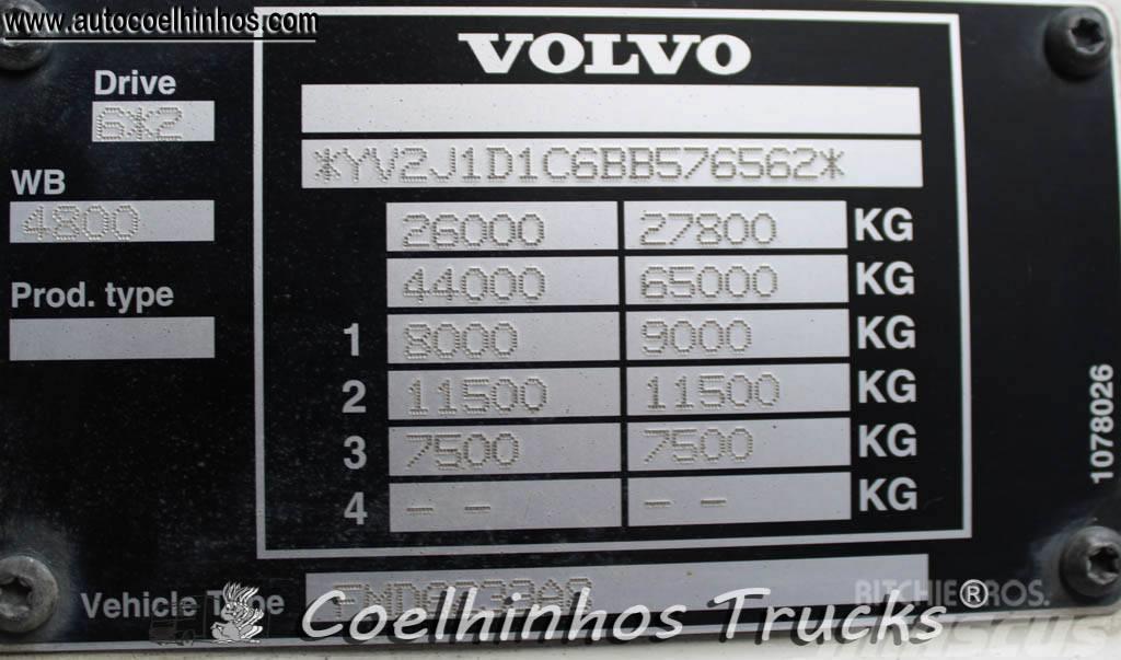 Volvo FMX 330 + Hiab 144 XS Вантажівки-платформи/бокове розвантаження