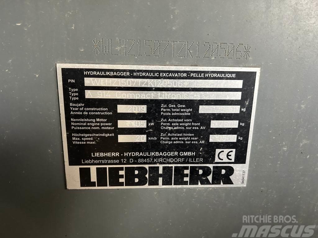 Liebherr A 914 Compact Litronic Колісні екскаватори