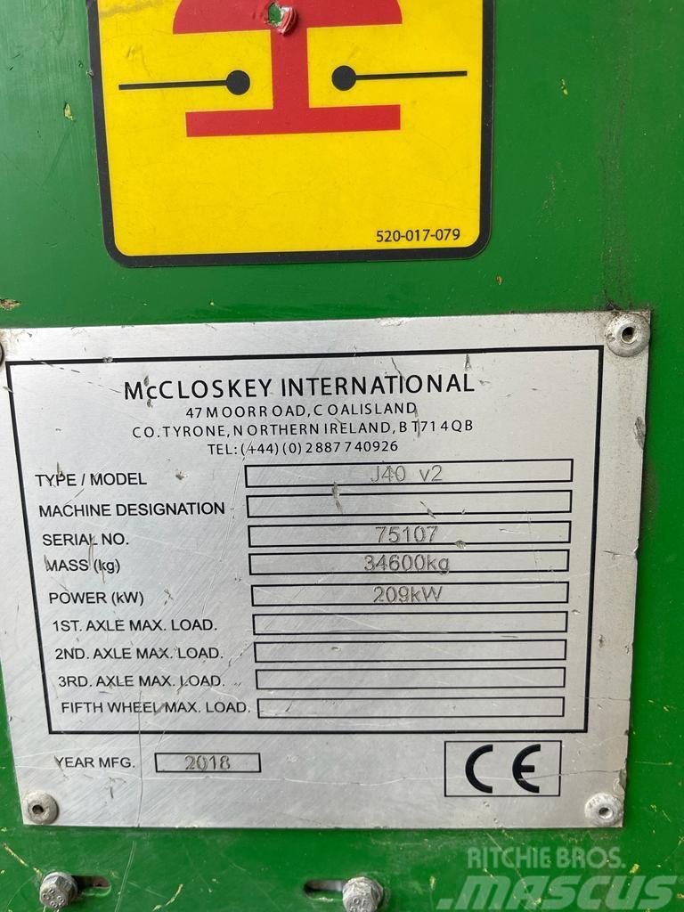 McCloskey J40 v2 Мобільні дробарки