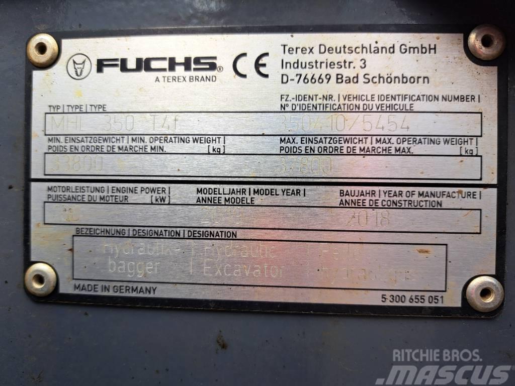 Fuchs MHL350F Перевантажувачі металобрухту/промислові навантажувачі