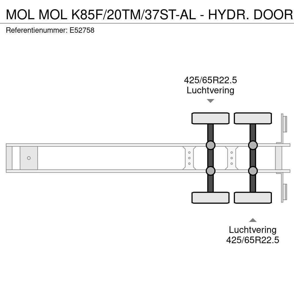 MOL K85F/20TM/37ST-AL - HYDR. DOOR Напівпричепи-самоскиди