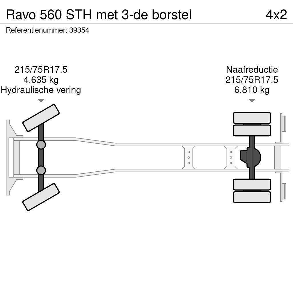 Ravo 560 STH met 3-de borstel Прибиральні машини