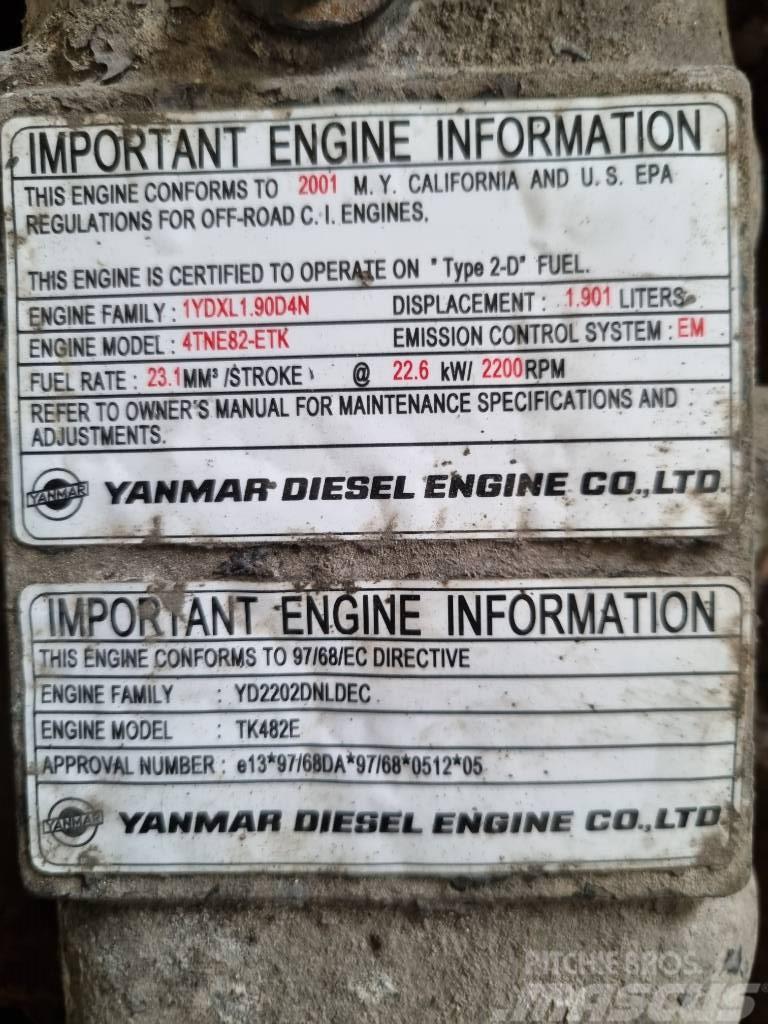 Yanmar DIESEL ENGINE TK482E Двигуни