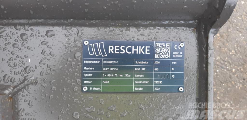 Reschke Grabenräumlöffel OQ70/55-2000mm A#5842 Траншейні екскаватори