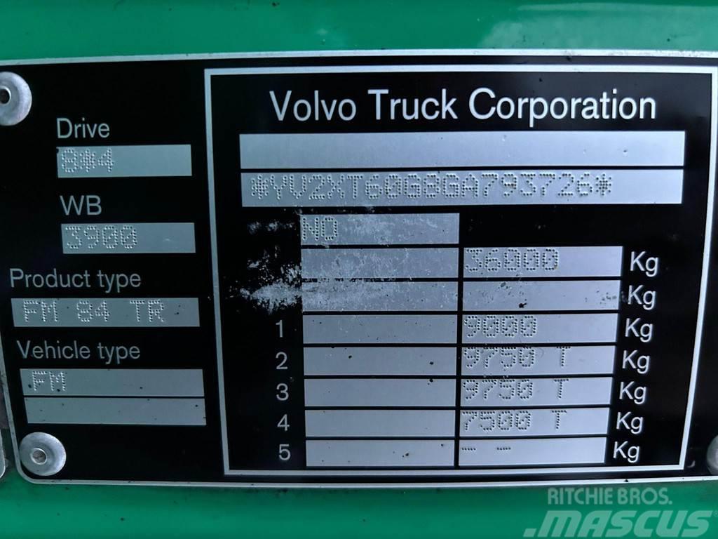 Volvo FMX 540 8x4*4 9 TON FRONT AXLE / PTO / RETARDER Шасі з кабіною