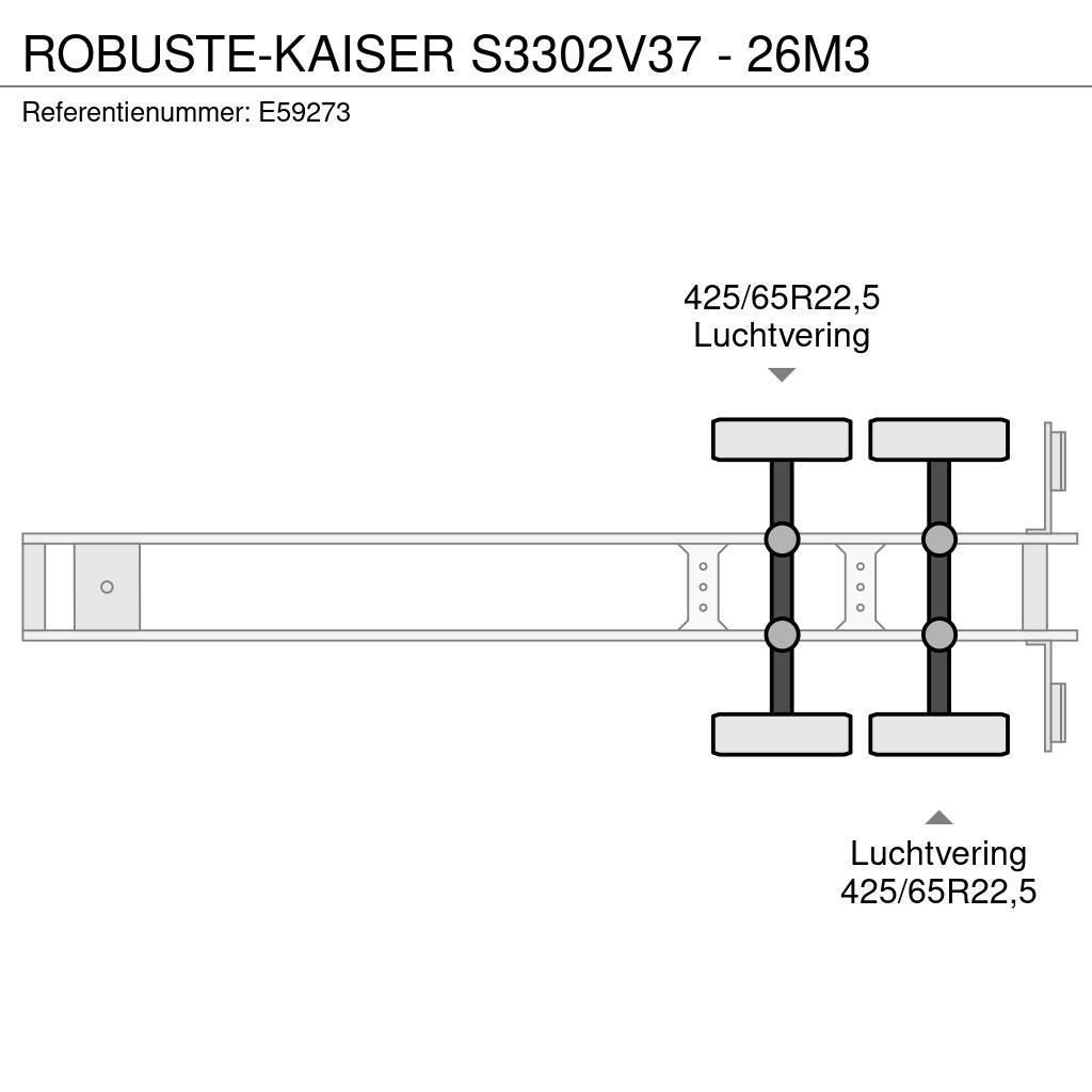  Robuste-Kaiser S3302V37 - 26M3 Напівпричепи-самоскиди