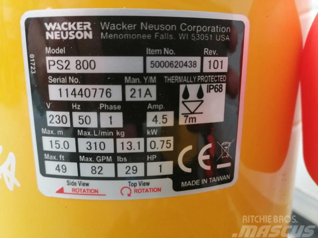 Wacker Neuson PS2800 Гідронасоси